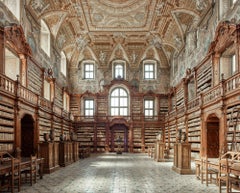 David Burdeny, Bibliothèque, Naples, Italie, Photographie 2016, Imprimée d'après