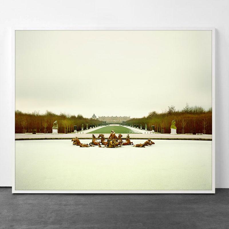 David Burdeny - Morning Snow, Versailles, France For Sale 1