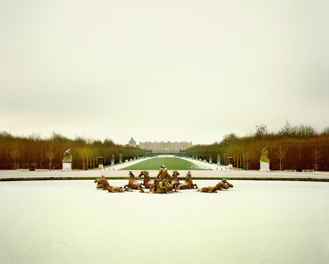 David Burdeny – Morgen Schnee, Versailles, Frankreich, 2010, Druck nach