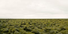 David Burdeny - champ de lave recouvert de mousse, Islande, 2020, imprimé d'après