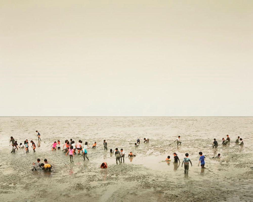 David Burdeny - Mudflat, Ariake Sea, Kyushu, Japan, 2010, Printed After