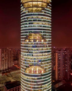 David Burdeny - Torre de oficinas, Shanghai, China, Fotografía 2011, Impreso después de