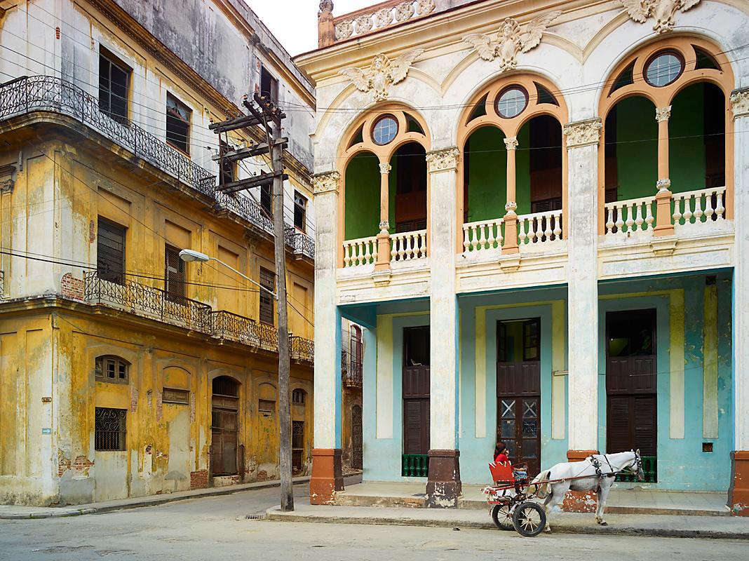 David Burdeny - Old Havana (Horse), La Havane, Cuba, 2014, Imprimé d
après