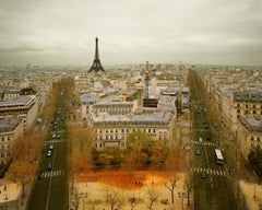 David Burdeny - Paris from the Arc de Triomphe, Paris, Photography 2010