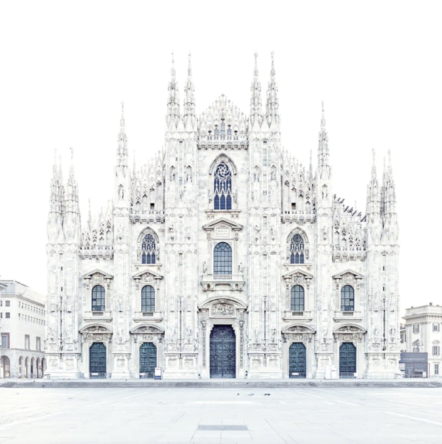 David Burdeny - Piazza del Duomo, Milan, Italie, photographie de 2016, imprimée d'après
