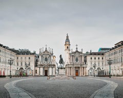 David Burdeny - Piazza San Carlo, Turin, Italie, photographie de 2016, imprimée d'après