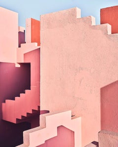 David Burdeny - Pink Stairs, Calpe, Spain, Photography 2023, Printed After