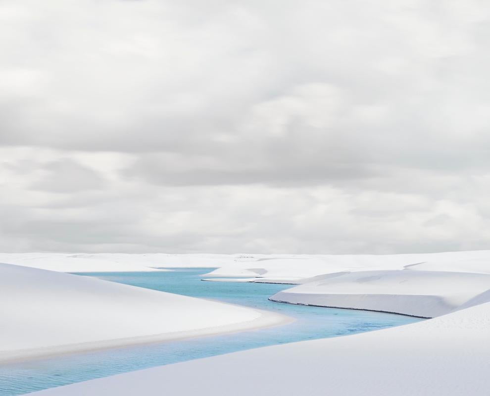 David Burdeny - Rio Azule I, Lençóis Maranhenses, Brazil, 2013, Printed After