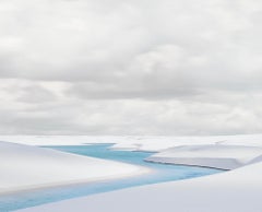 David Burdeny - Rio Azule I, Lençóis Maranhenses, Brazil, 2013, Printed After