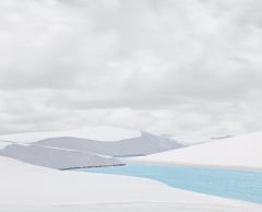 David Burdeny - Rio Azule II, Lençóis Maranhenses, Brazil, 2013, Printed After