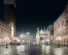 David Burdeny - San Marco Night, Venise, Italie, photographie 2012, imprimée d'après