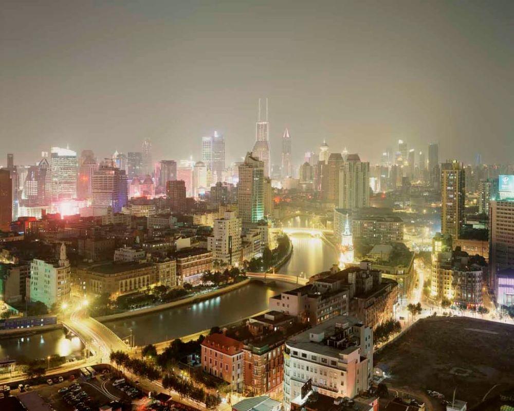 David Burdeny - Shanghai Night, photographie de 2009, imprimée d
après