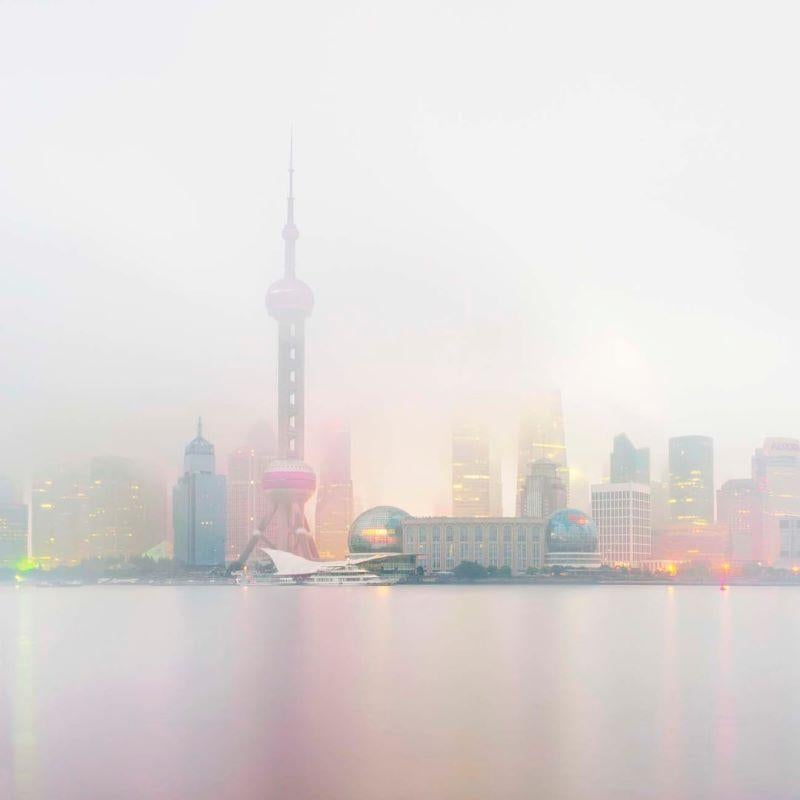 David Burdeny - Shanghai Skyline (Dawn), China, Photography 2011, Printed After
