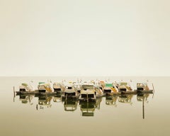 David Burdeny - Swan Boats, Hanoi, Vietnam, Fotografie 2011, gedruckt nach