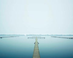 David Burdeny - Thin Dock, West Lake, Hangzhou, Chine, 2011, Imprimé d'après