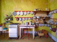 David Burdeny - Yellow Kitchen, Havana, Cuba, Photography 2014, Printed After
