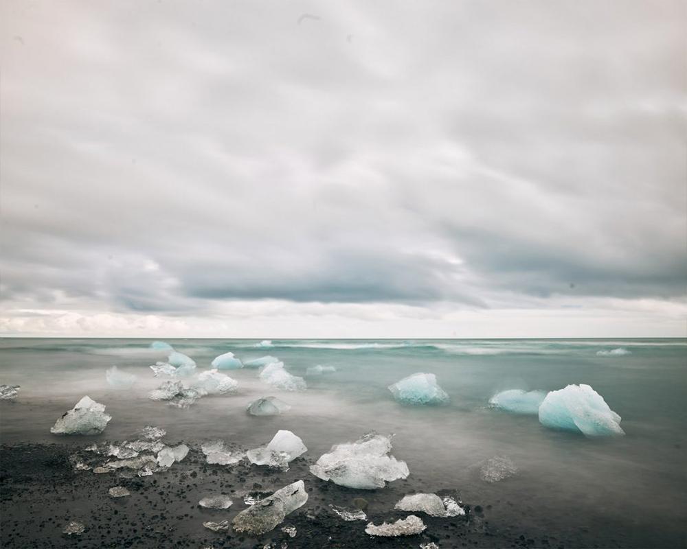 Diamond Beach - Ocean Series - Photograph by David Burdeny