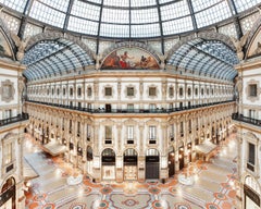 Galería Vittorio Emanuele II, Milán, impresión de archivo firmada, 44x55