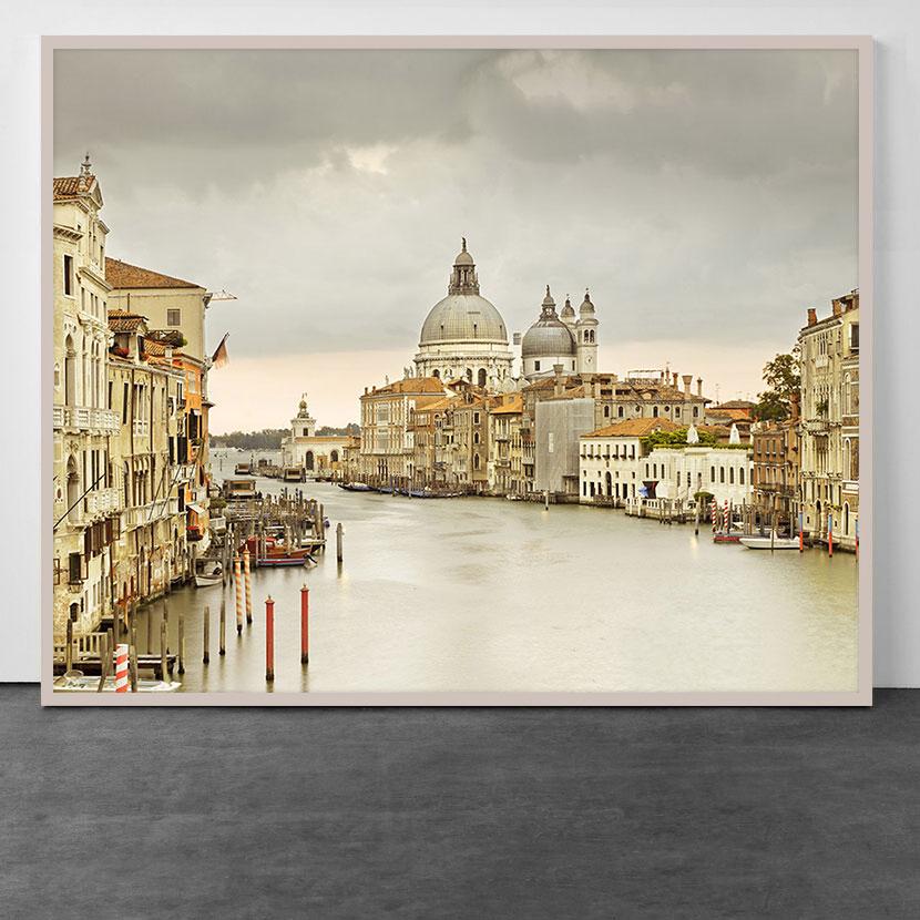 Grand Canal II, from Ponte dell’Accademia, Venice, Italy - Photograph by David Burdeny