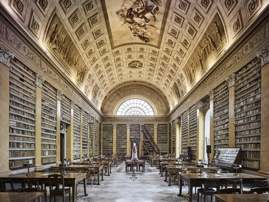 Bibliothek, Parma, Italien – Europa-Interieur