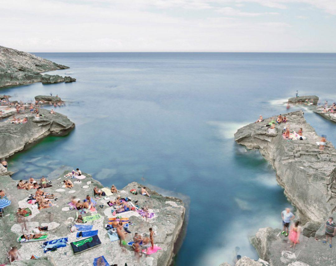 David Burdeny Color Photograph - Jagged Shore, Italy