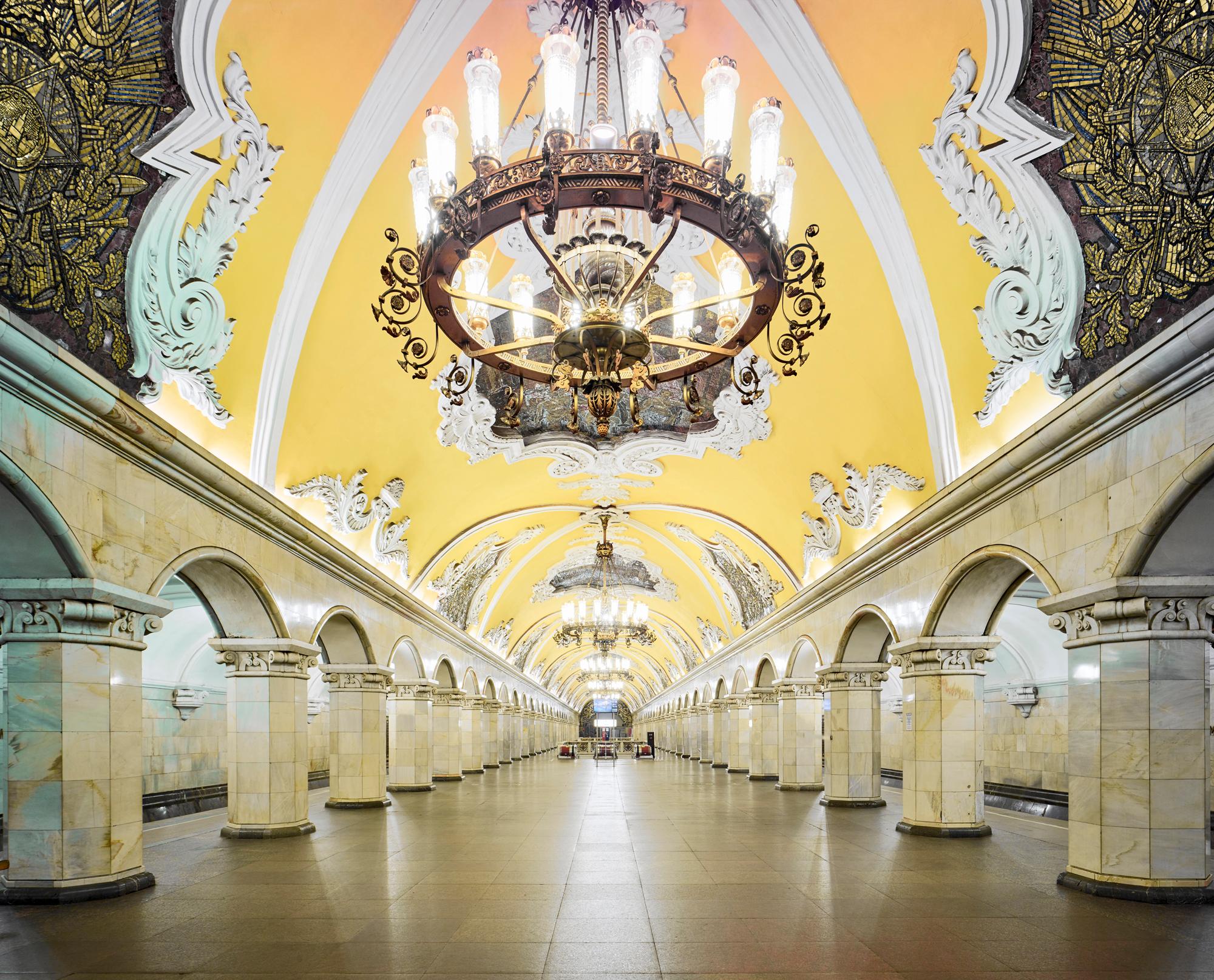 David Burdeny Interior Print - Komsomolskaya Metro Station, Moscow, Russia