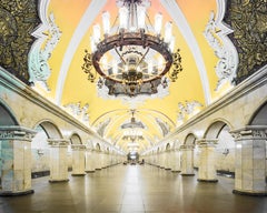 Die Moskauer U-Bahn-Station „Komsomolskaya“, Russland (21 x 26)