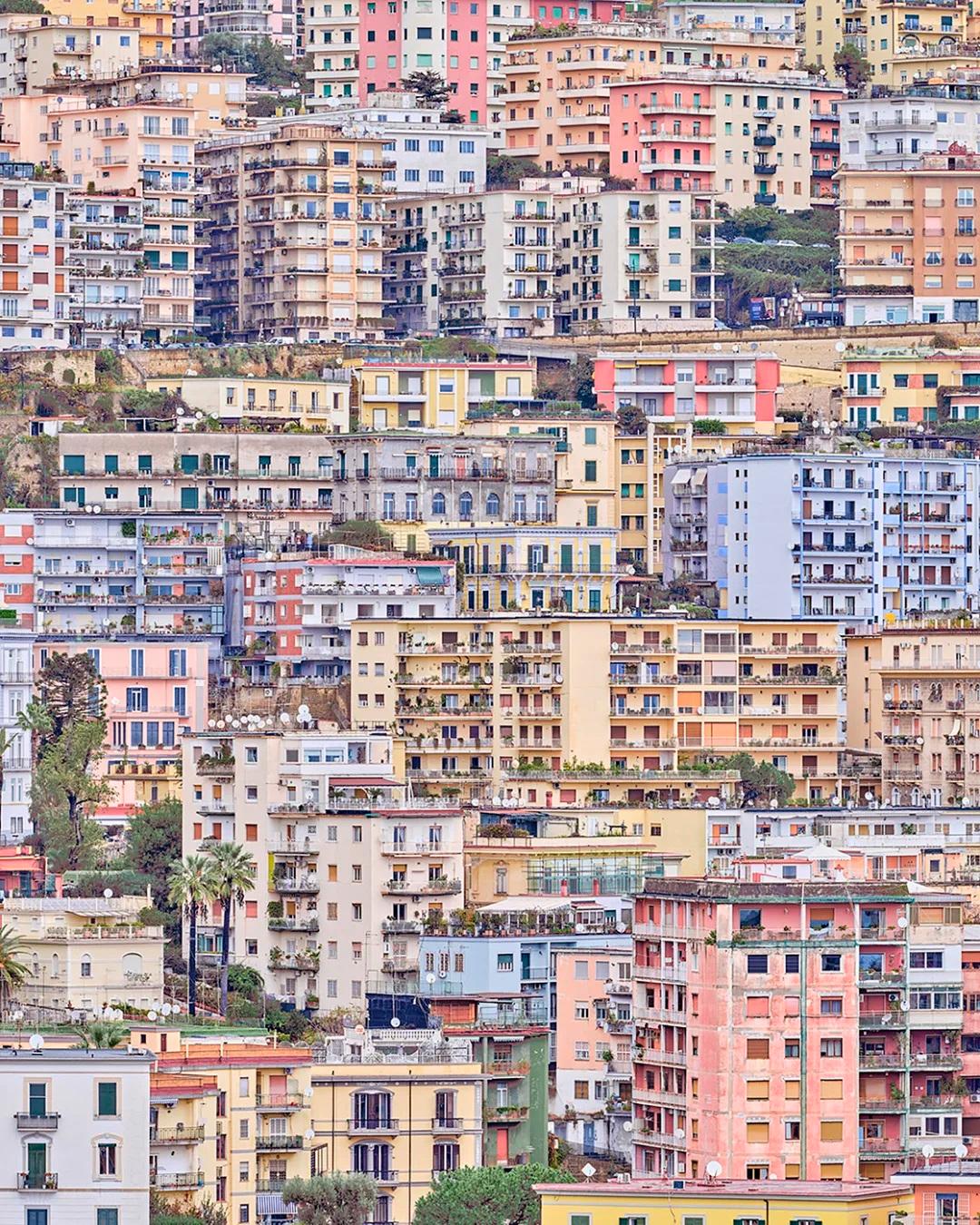 David Burdeny Landscape Photograph - La citta alta II, Naples, Italy