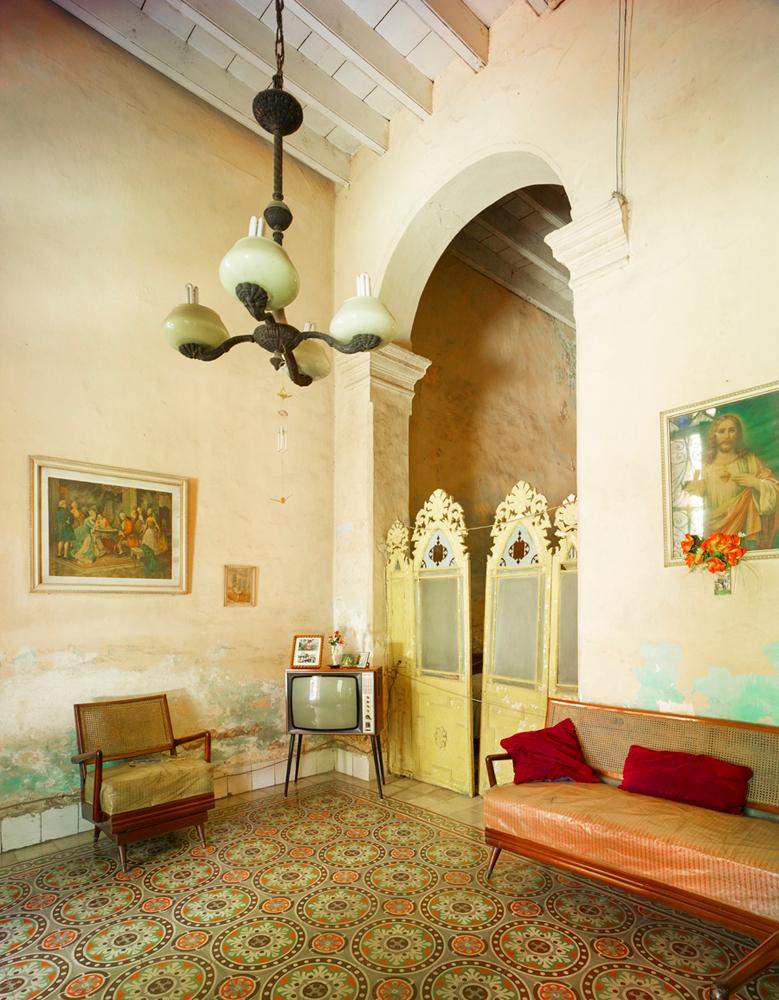 David Burdeny Interior Print - Living Room, Havana, Cuba