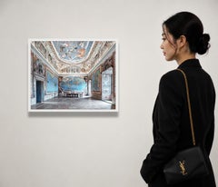 Sala de mapas de Caprarola, Italia; impresión con tintas pigmentadas de archivo; enmarcada; 21x26 pulgadas