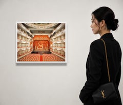 El telón del Teatro Mikhailovsky, San Petersburgo, Rusia