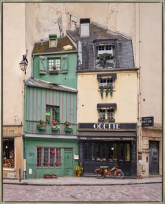 "Odette, Parigi, Francia" Fotografia architettonica contemporanea incorniciata su alluminio