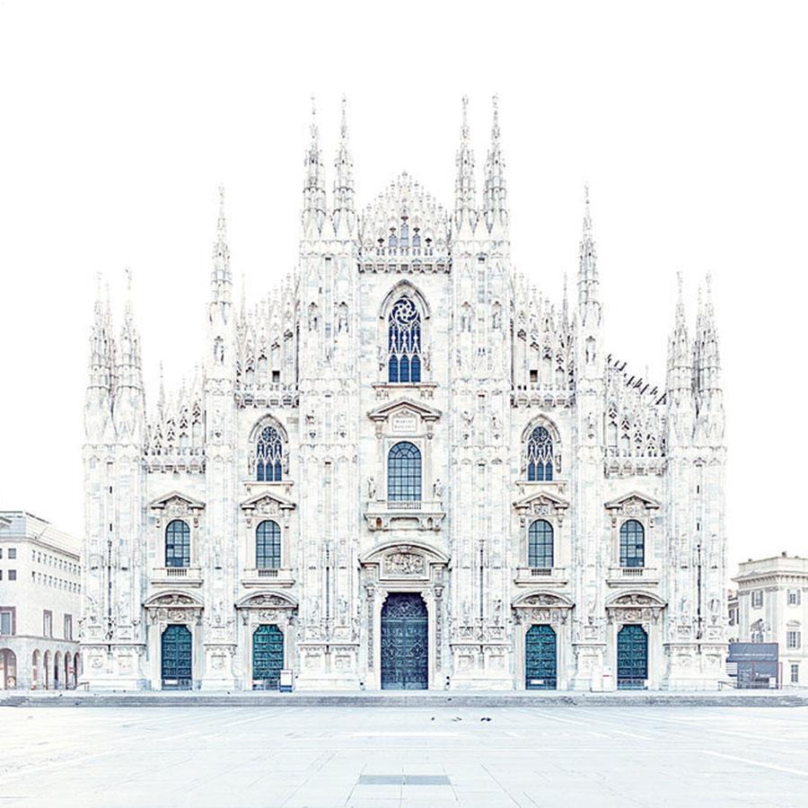 Piazza del Duomo, Milano, Italy by David Burdeny