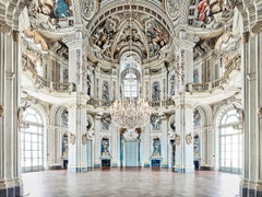 Rotunda, palais Stupinigi, Piemond, Italie