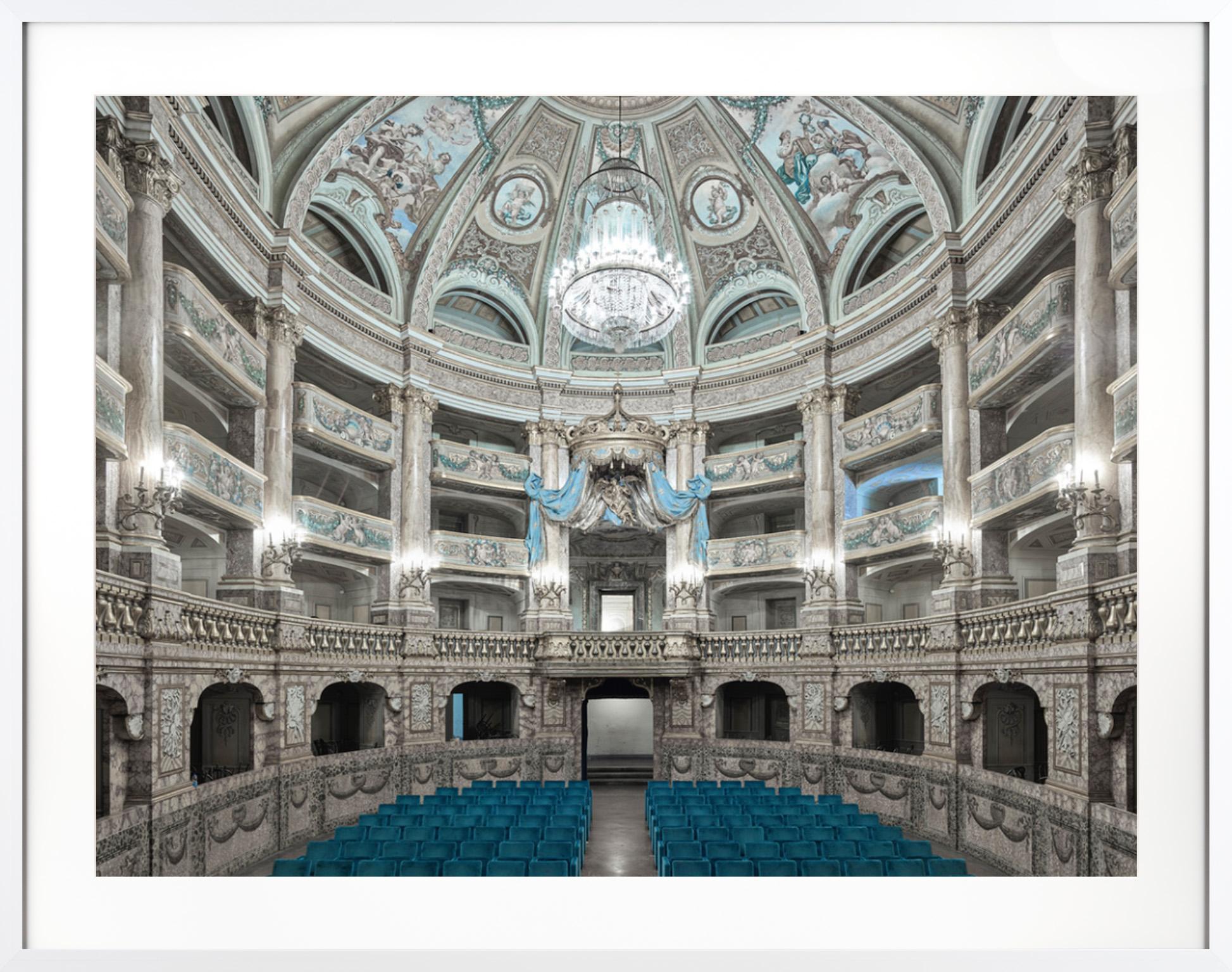 David Burdeny Landscape Photograph - "Royal Palace of Caserta Theatre" Photograph of Italian Palace from 18th Century