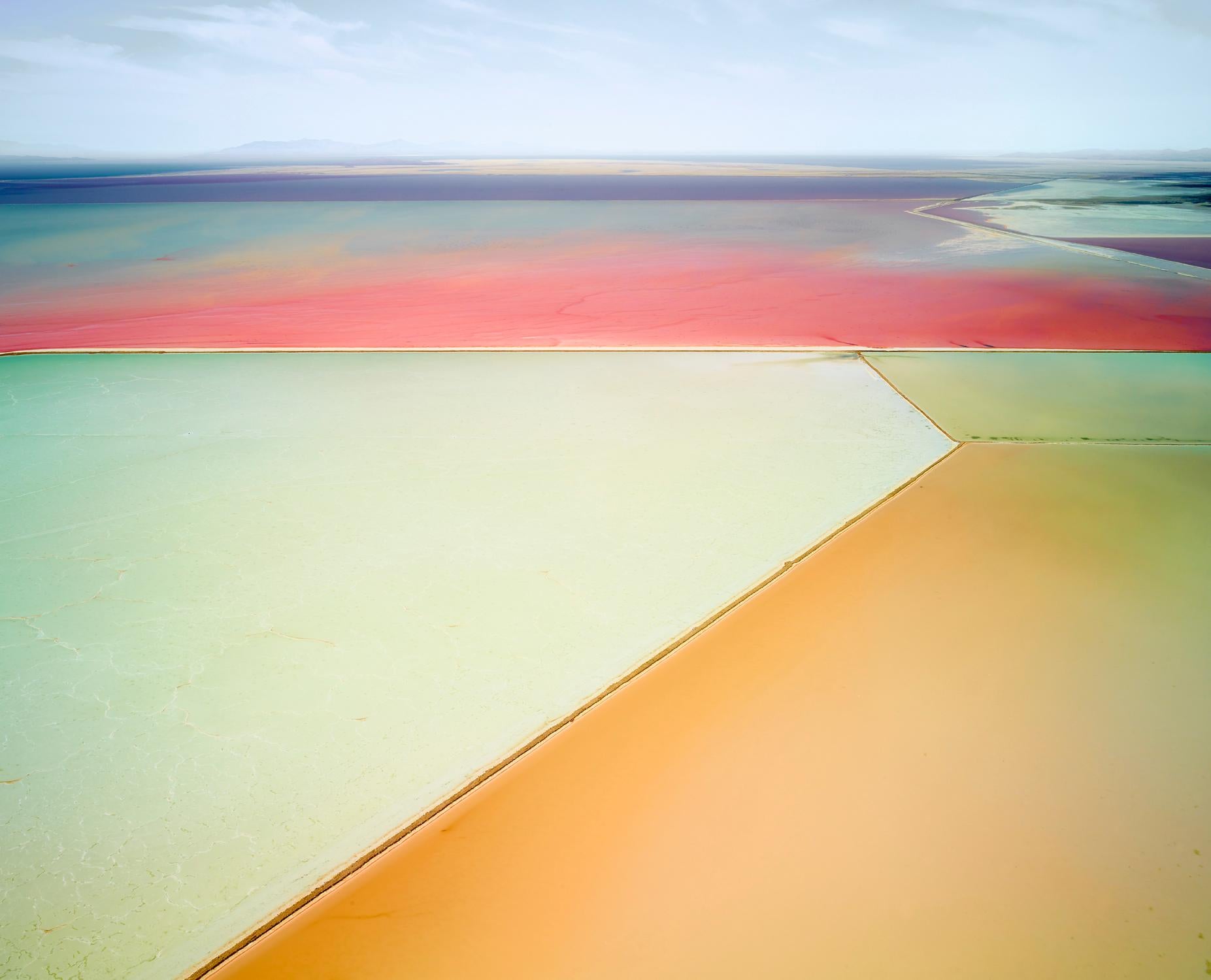 David Burdeny Color Photograph - Saltern Study 01, Great Salt Lake, UT