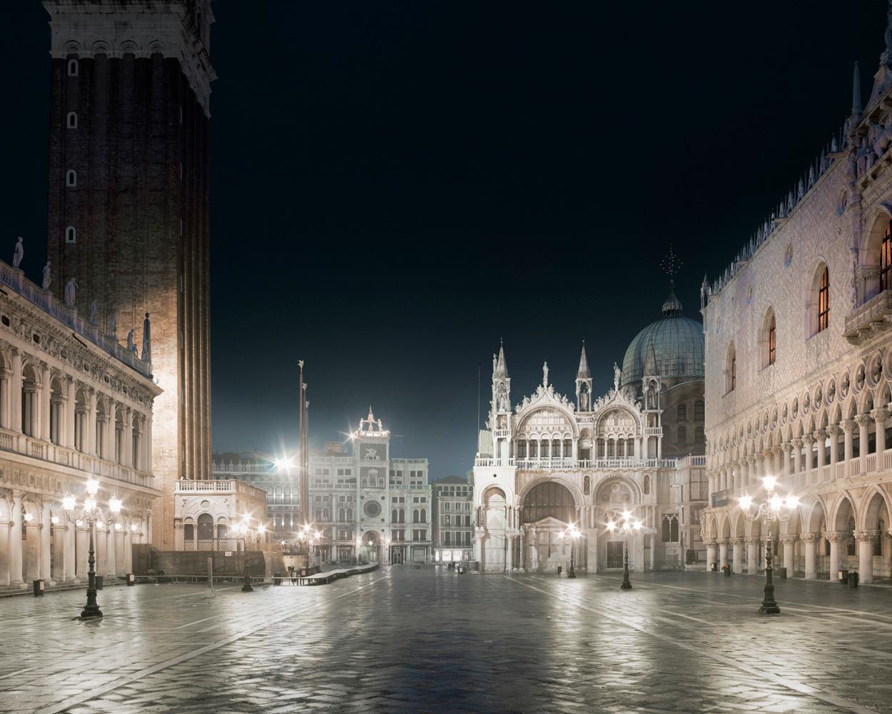 David Burdeny Color Photograph - San Marco Night, Venice, Italy