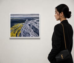 « Côte sud de l'Islande » : tirage pigmentaire d'archive, encadré, édition limitée à 7 exemplaires