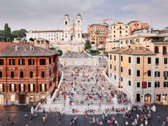 Spanish Steps, Rome, Italie, photographie 2022, imprimée d'après