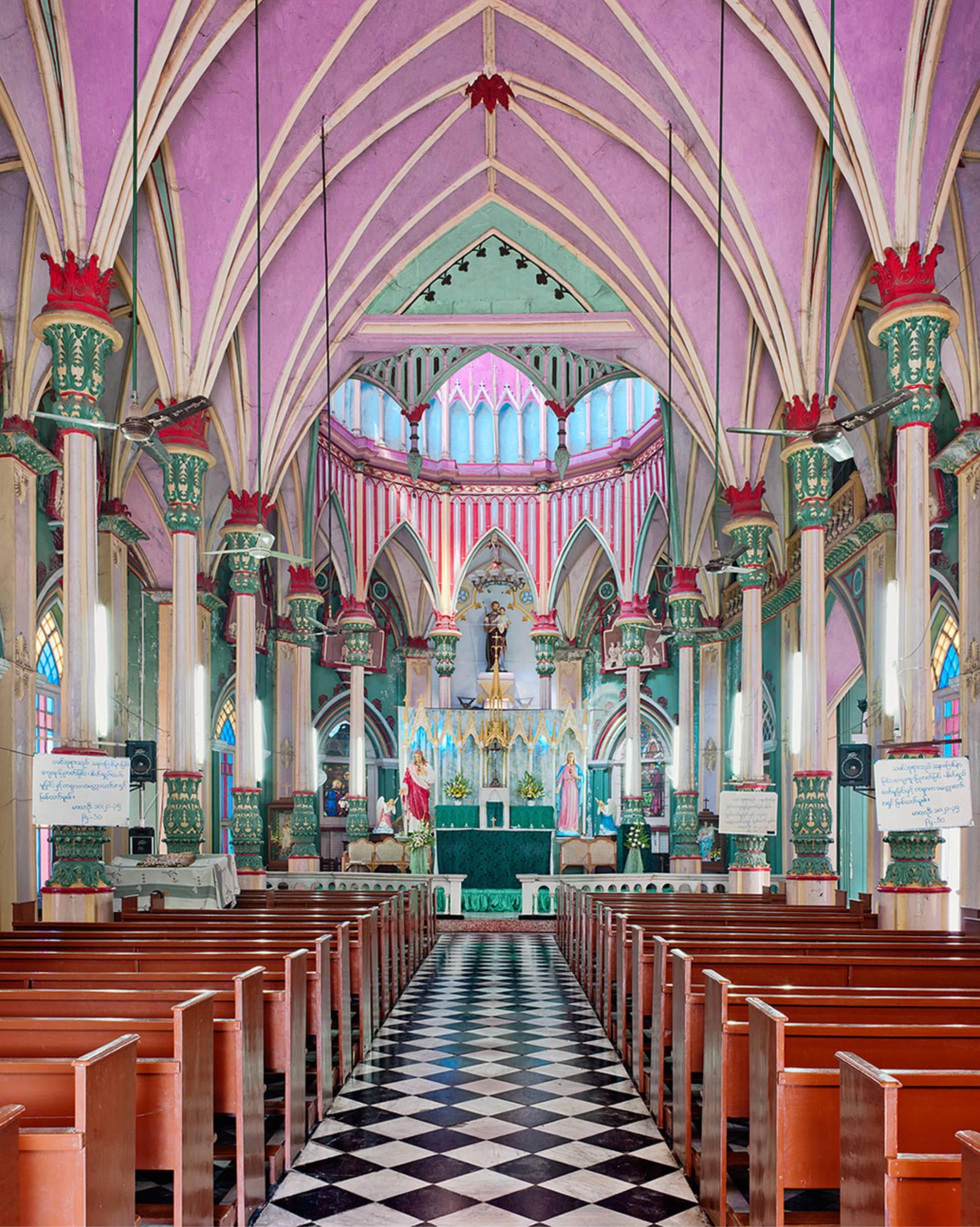 David Burdeny Landscape Photograph - St Joseph's Mandalay Burma