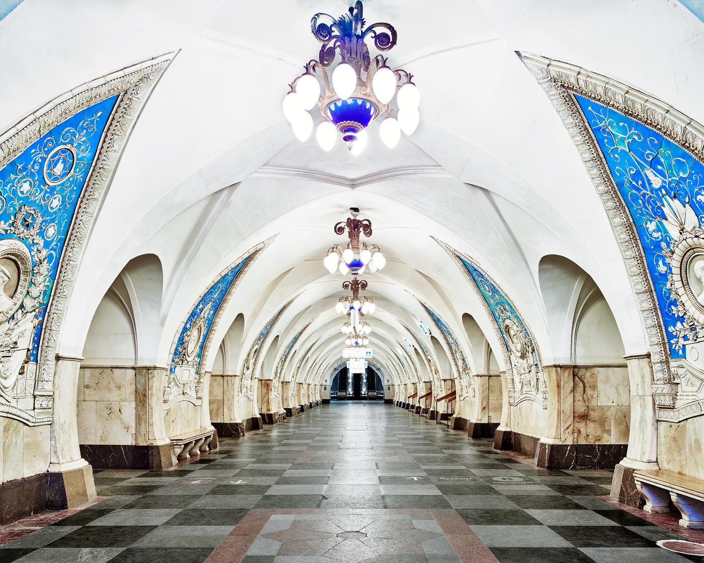 Taganskaya Metro Station, Moscow, Russia (32” x 40”)