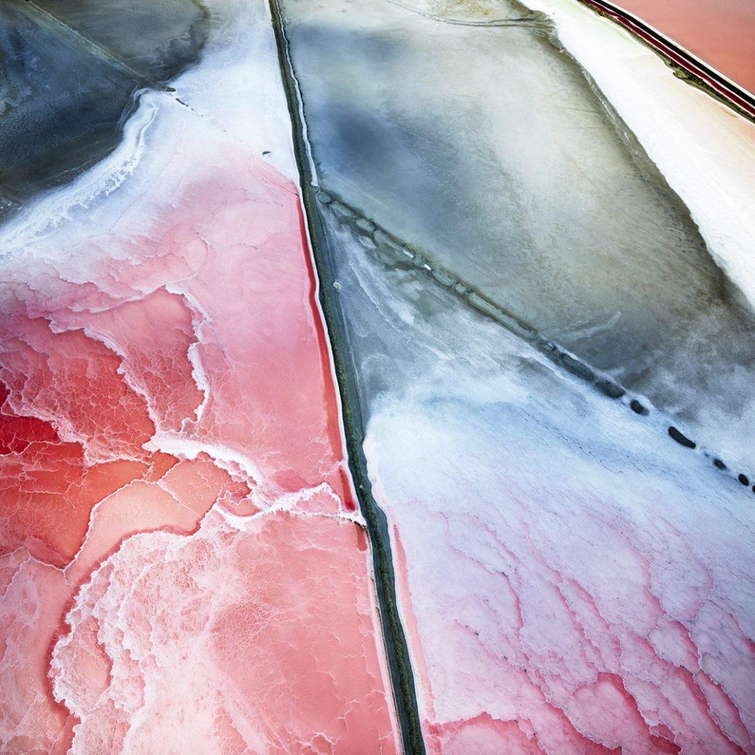 Color Photograph David Burdeny - Tangents 2, Grand Lac Salé, Utah