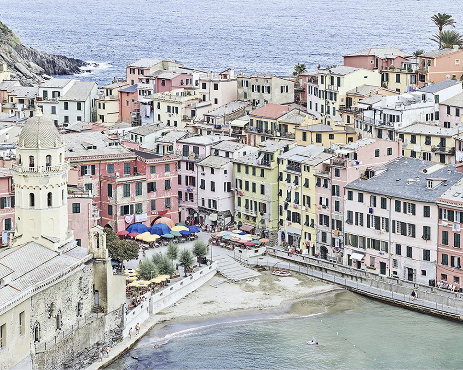 Vernazza Harbour, Cinque Terre, Italy - Framed Archival Print, 2018