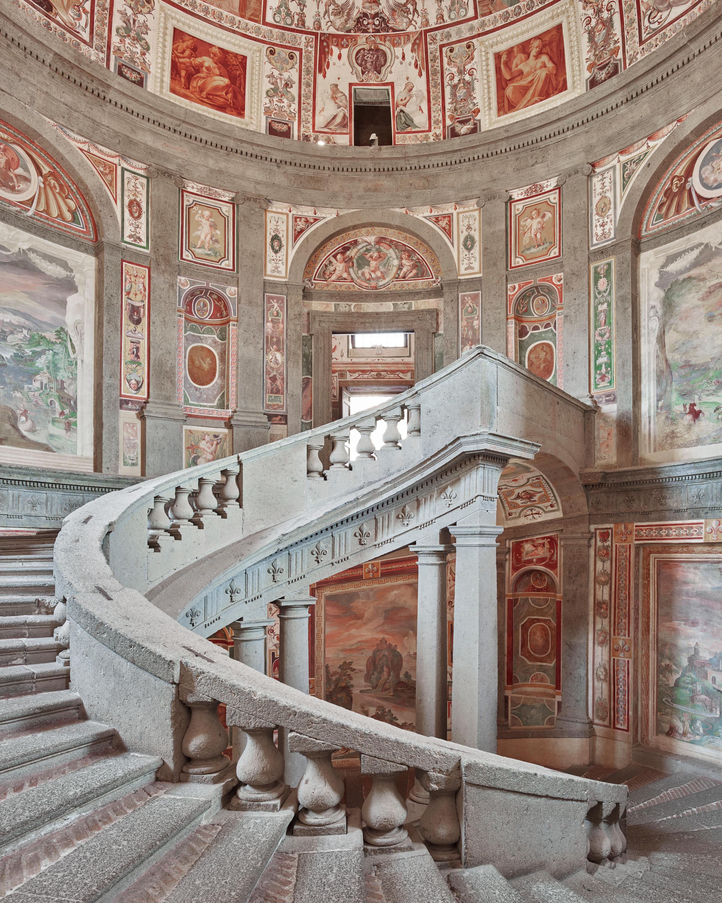 David Burdeny Interior Print - Villa Farnese, Caprarola, Italy