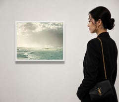 Windsurfista en la playa de Hookipa, Hawái - Impresión de archivo, 21x26 pulgadas