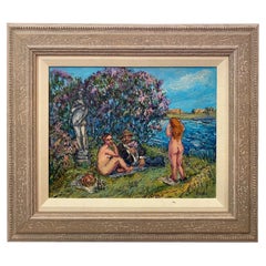 David Burliuk Olio su tavola