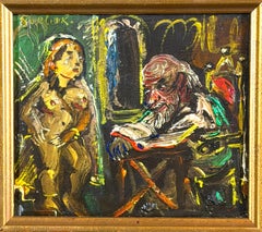 Untitled Original Oil Paining on Panel