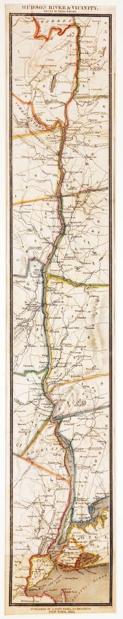 Historic Hudson River and Vicinity Map