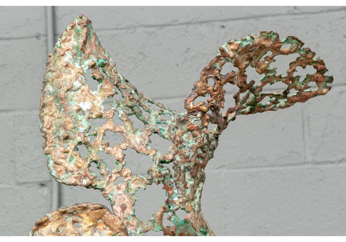 David Burt 'Us/CT, 20th C.' Copper Abstract Sculpture, 