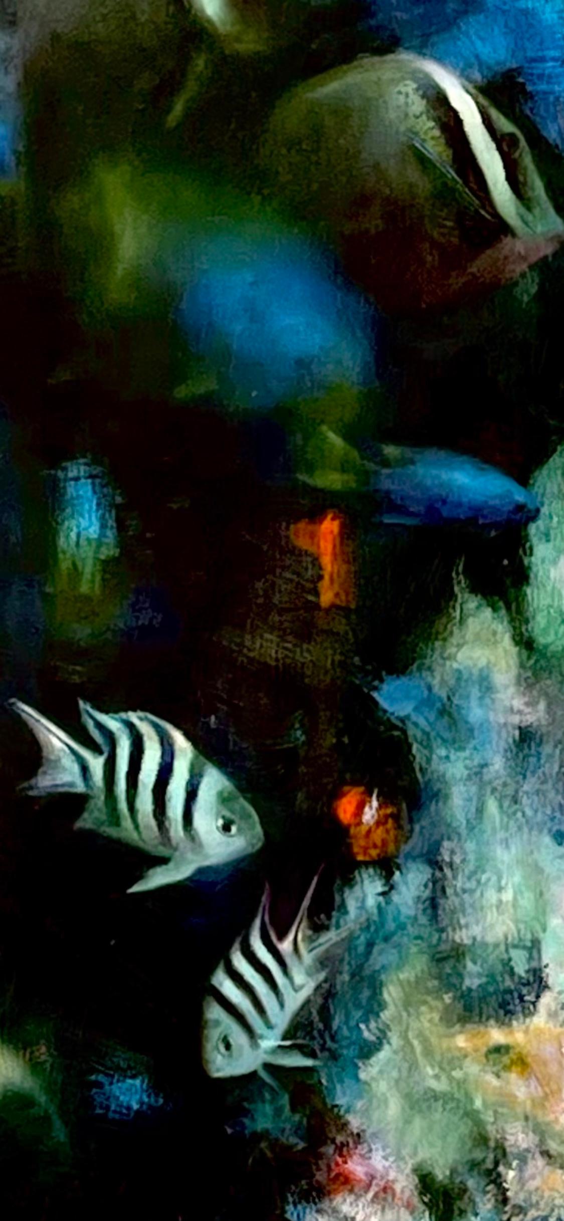 Colonna di corallo - Painting Contemporaneo di David C. Gallup